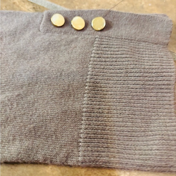 Chico’s Long Sleeve Brown Sweater Size 1 NWOT - Picture 5 of 11